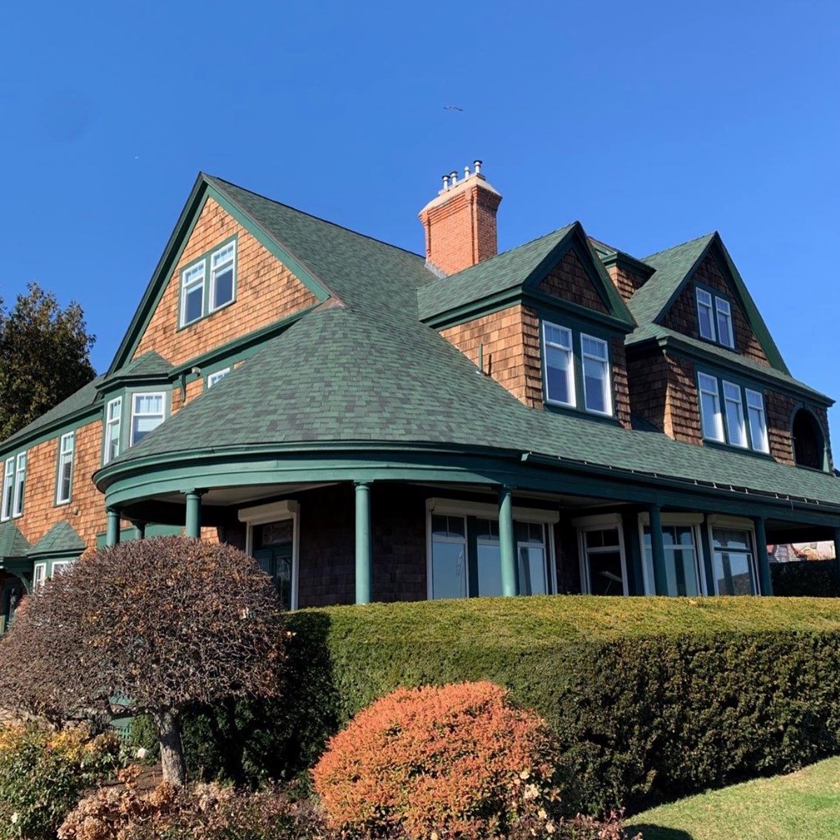 Conical roof replacement in Connecticut