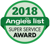 Angie's List - Super Service Award 2018 badge