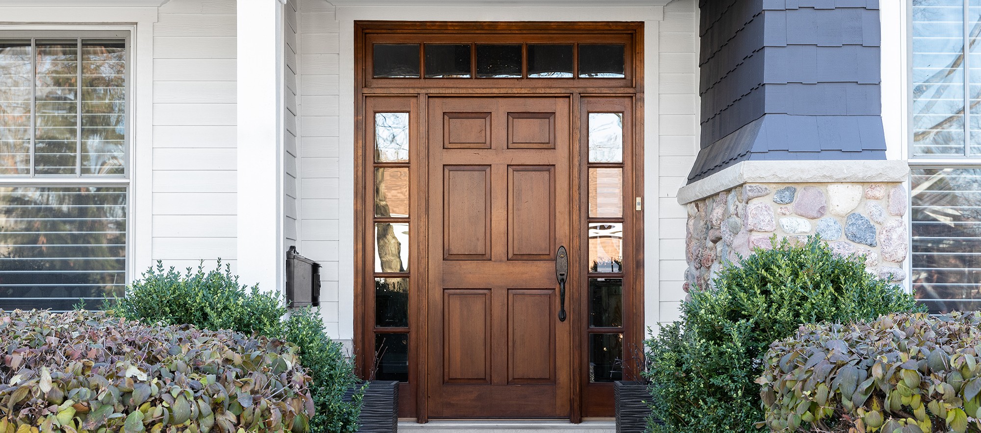 New front door installation