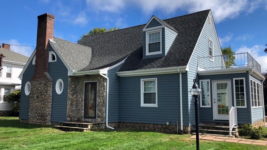 Seamless roofing installation on Connecticut home for all-weather protection