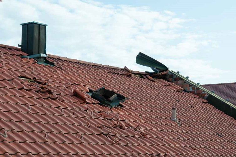 Rhode Island home damaged by winds from Tropical Storm Henri