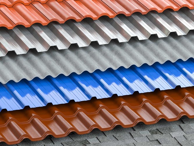 Side by side - most popular roof colors in New England