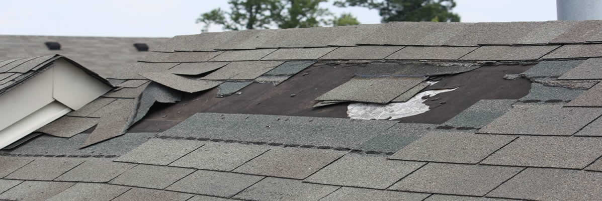 missing shingle, roof damage, Westerly