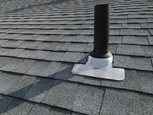 Roof leak repair on a home in Westerly, Rhode Island