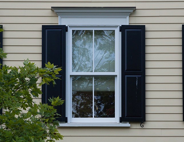 White Fiberglass windows